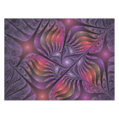 Kleurrijke Fantasy Abstracte Trippy Paarse Fractal Tafelkleed (Voorkant (Horizontaal))