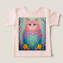 Kleurrijke Fantasy Animal Print T-shirt