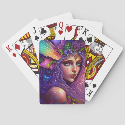 Kleurrijke Fantasy Art-speelkaarten Pokerkaarten (Achterkant)