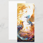 Kleurrijke Fantasy Bird Art (Voorkant / Achterkant)