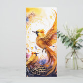 Kleurrijke Fantasy Bird Art (Staand voorkant)