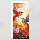 Kleurrijke Fantasy Bird Art (Voorkant / Achterkant)