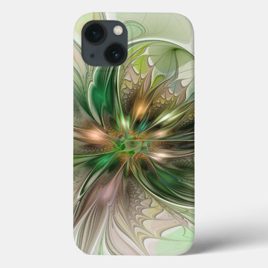 Kleurrijke Fantasy Modern Abstracte fractale venti Case-Mate iPhone Case (Achterkant)