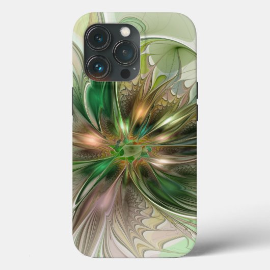 Kleurrijke Fantasy Modern Abstracte fractale venti Case-Mate iPhone Case (Achterkant)