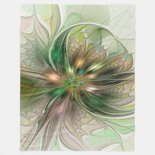 Kleurrijke Fantasy Modern Abstracte fractale venti Fleece Deken