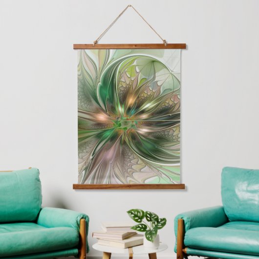 Kleurrijke Fantasy Modern Abstracte fractale venti Hangend Wandkleed (Woonkamer)