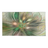 Kleurrijke Fantasy Modern Abstracte fractale venti Kussensloop (Achterkant)