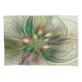 Kleurrijke Fantasy Modern Abstracte fractale venti Kussensloop (Voorkant)