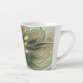 Kleurrijke Fantasy Modern Abstracte fractale venti Latte Mok (Rechts)