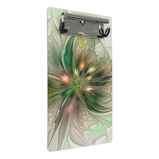 Kleurrijke Fantasy Modern Abstracte fractale venti Mini Klembord (Schuin)