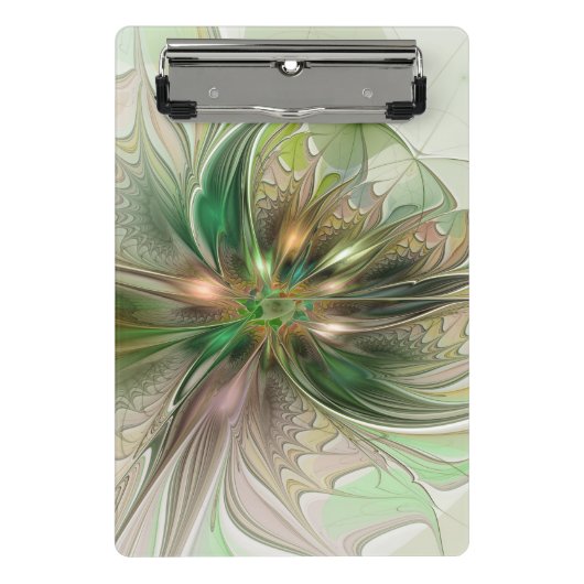 Kleurrijke Fantasy Modern Abstracte fractale venti Mini Klembord (Voorkant)