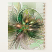Kleurrijke Fantasy Modern Abstracte fractale venti Planner (Achterkant)