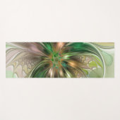 Kleurrijke Fantasy Modern Abstracte fractale venti Yogamat (Voorkant (horizontaal))