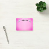 Kleurrijke Fantasy Moons  Gezichten op Hot Pink Post-it® Notes (Kantoor)