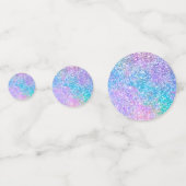 Kleurrijke faux glitter print confetti (Achterkanten)