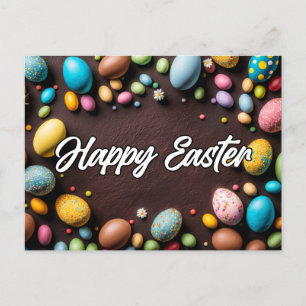 Kleurrijke Feestelijke Lente Paascollage Briefkaart