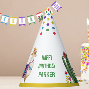 Kleurrijke Fiesta Cactus Alle Leeftijd Kinderen Ve Feesthoedjes