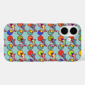 kleurrijke fietsen Case-Mate iPhone case (Achterkant (horizontaal))