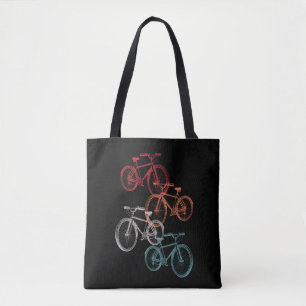 Kleurrijke fietsen draagtas