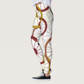 Kleurrijke fietswielen leggings (Links)
