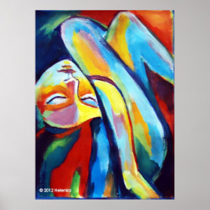 Kleurrijke fijne Prints - Afbeelding Vrouw