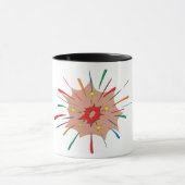 Kleurrijke Fireworks-Mok Mok (Midden)