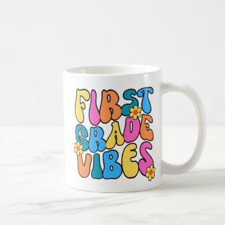 Kleurrijke First Grade Vibes- Terug naar school Re Koffiemok