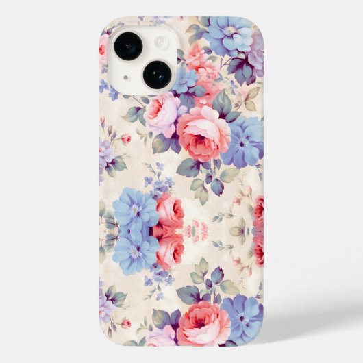 Kleurrijke Floral Art Case-Mate iPhone Case (Achterkant)