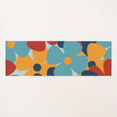 Kleurrijke Floral B Yogamat (Voorkant (horizontaal))