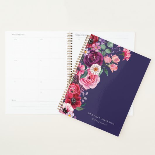 Kleurrijke Floral Wedding Planner (Display)