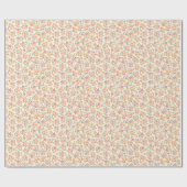 Kleurrijke Florals Cadeaupapier (Vlak)