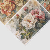 Kleurrijke Florals Tissuepapier (Detail)