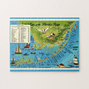 Kleurrijke Florida Keys 11x14 puzzel