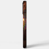 Kleurrijke Fluorescerende Abstracte Trippy Bruine  Case-Mate iPhone Case (Achterkant / Links)