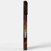 Kleurrijke Fluorescerende Abstracte Trippy Bruine  Case-Mate iPhone Case (Achterkant / Rechts)