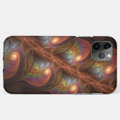 Kleurrijke Fluorescerende Abstracte Trippy Bruine Case-Mate iPhone Case (Achterkant (horizontaal))