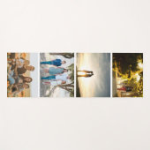 Kleurrijke fotocollage yogamat (Voorkant (horizontaal))