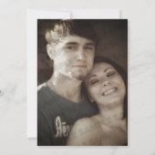 Kleurrijke fotosterrenstelsel huwelijks tafelnumme kaart (Achterkant)