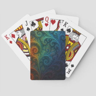 Kleurrijke Fractal Pokerkaarten