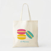 Kleurrijke Franse macaron taarten Tote Bag (Voorkant)