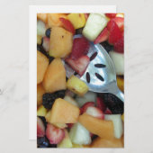 Kleurrijke fruitbeoordeling briefpapier (Voorkant / Achterkant)