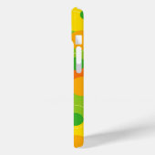 Kleurrijke Fun Circles Polka Dots Citrus Limoen Gr Case-Mate iPhone Case (Achterkant / Links)