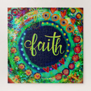Kleurrijke Fun Faith Inspirivity puzzel