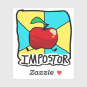 Kleurrijke Fun Impostor Sticker (Vel)
