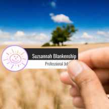 Kleurrijke Fun Sun Face Small Business Style Desig