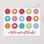 Kleurrijke Fuzzy Daisy Stippen Kinderen Verjaardag Briefkaart (Voorkant)