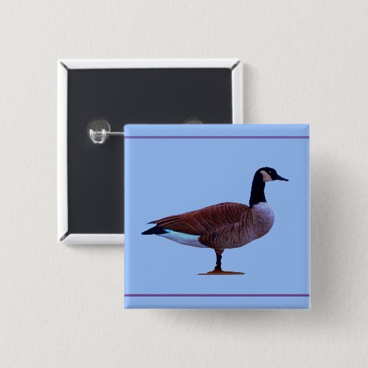 Kleurrijke Gans Pin Button (Voorkant /achterkant)