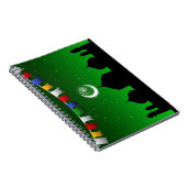 Kleurrijke Garland met moskee Notitieboek (Rechterzijde)