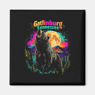Kleurrijke Gatlinburg Tennessee Bergen Beer Wandel Magneet