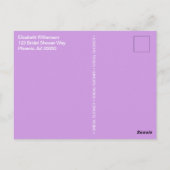 Kleurrijke Gebakken Macaron Traktaties Bruidsdouch Briefkaart (Achterkant)